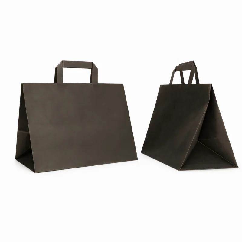 SAC PAPIER POIGNÉE PLATE | 32X22X24 - Box - Centuryprint