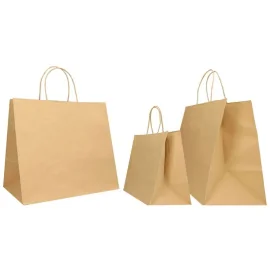 TWISTED HANDLE PAPER BAG | 26x11x35 - Personalized shopping bag Saf...