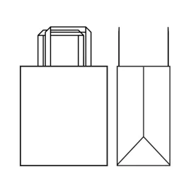 PAPER BAG FLAT HANDLE | 28x17x32 - Box | Centuryprint