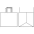 PAPER BAG FLAT HANDLE | 40X35X35 - Box | Centuryprint