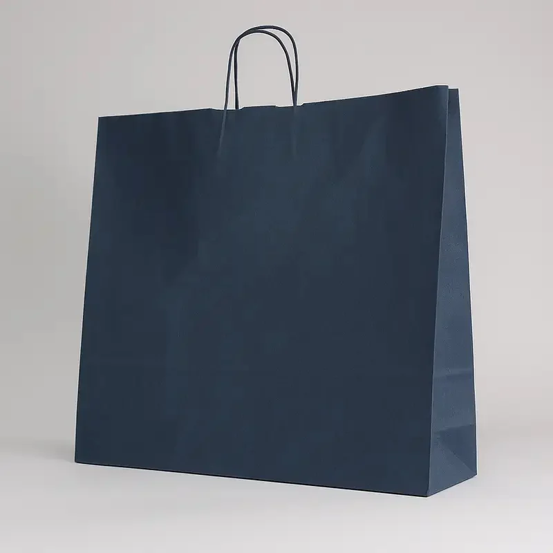 BOLSA DE PAPEL CON ASA TRENZADA | 54x14x45 - Bolsa personalizada Safari - Centuryprint