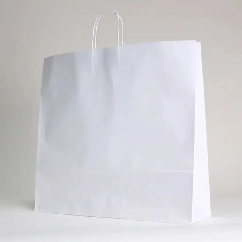 BOLSA DE PAPEL CON ASA TRENZADA | 54x14x45 - Bolsa personalizada Safari - Centuryprint