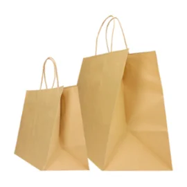 BOLSA DE PAPEL ASAS TORCIDAS| 32x23x35 - Bolsa personalizada Safari...