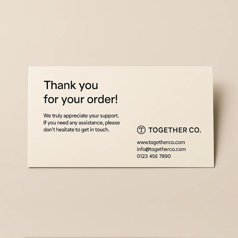 GEPERSONALISEERDE BEDANKKAARTEN | 100X210 MM - Home - Centuryprint