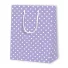 BOLSA DE PAPEL CON LUNARES | 17,8x9,8x22,9 cm - Bolsas con estampad...