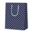 PAPIERTASCHE MIT PUNKTEN | 17,8x9,8x22,9 cm - Taschen mit Muster | ...