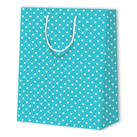 PAPIEREN ZAK MET STIPPEN | 26x12,7x32,4 - Tassen met patroon | Cent...