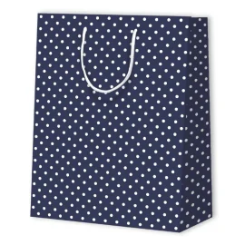 SAC PAPIER À POIS | 26x12,7x32,4 - Sacs à motif | Centuryprint