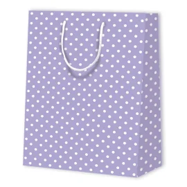SACCHETTO IN CARTA A POIS | 26x12,7x32,4 - Borse con motivo | Centu...
