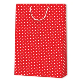 SAC PAPIER À POIS | 33x10,2x45,7 - Sacs à motif | Centuryprint