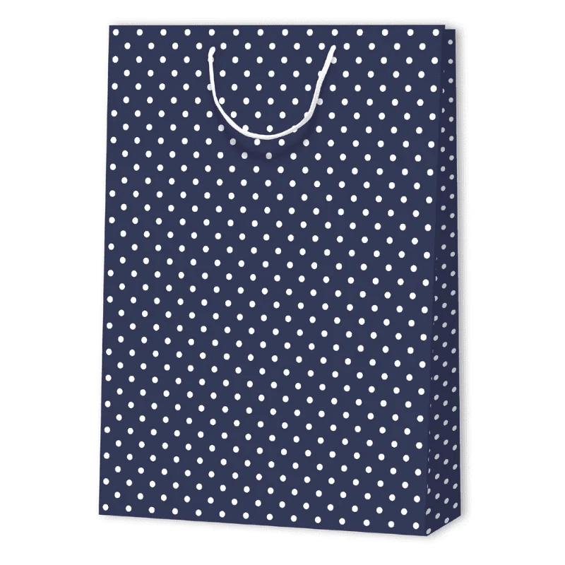 SAC PAPIER À POIS | 33x10,2x45,7 - Sacs à motif - Centuryprint