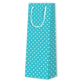 POLKA DOT PAPER BAG FOR BOTTLES | 12,3x7,8x36,2