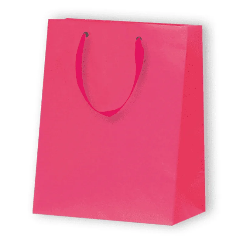 BOLSA DE PAPEL MAT LUX | 17,8x9,8x22,9 - Noblesse - Centuryprint