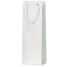 BOLSA DE PAPEL MAT LUX PARA BOTELLAS | 12,3x7,8x36,2 - Noblesse | C...