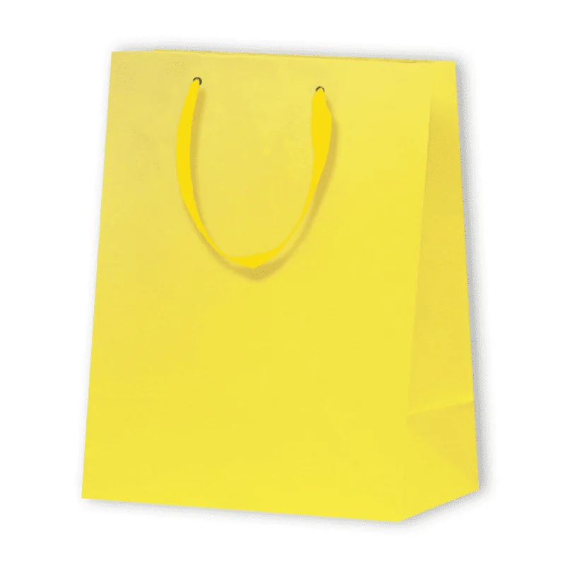 BOLSA DE PAPEL MAT LUX | 17,8x9,8x22,9 - Noblesse - Centuryprint