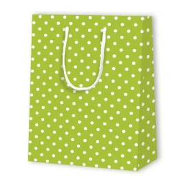 SAC PAPIER À POIS | 17,8x9,8x22,9 - Sacs à motif | Centuryprint