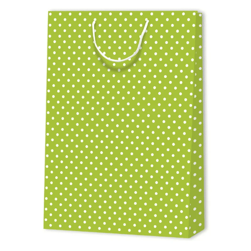 SAC PAPIER À POIS | 33x10,2x45,7 - Sacs à motif - Centuryprint