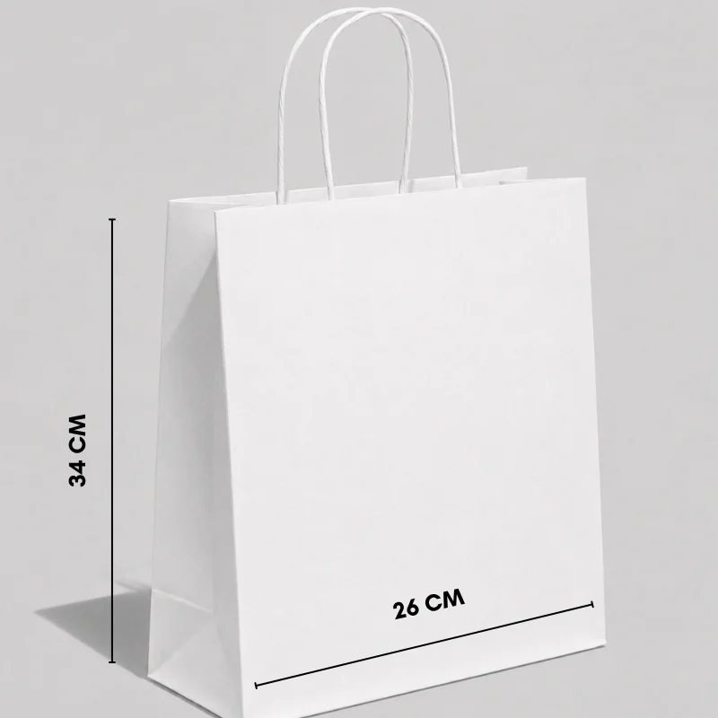 TWISTED-HANDLE PAPER BAG | 26 x 14 x 34 cm | FULL PRINT | PACKS OF 25 - Home - Centuryprint
