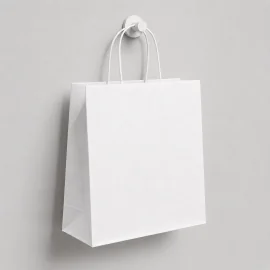 Papiertüte mit gedrehtem Griff | 26 x 14 x 34 cm | VOLLSTÄNDIGER DR...
