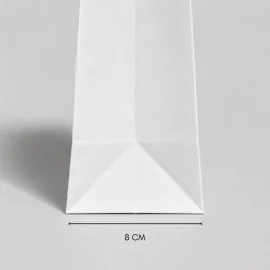 SAC EN PAPIER À POIGNÉES TORSADEES | 22.5x19x8 cm | IMPRESSION COMP...