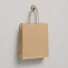 SACCHETTO DI CARTA CON MANICI RICIRCOLATI | 22.5x19x8 cm | STAMPA C...