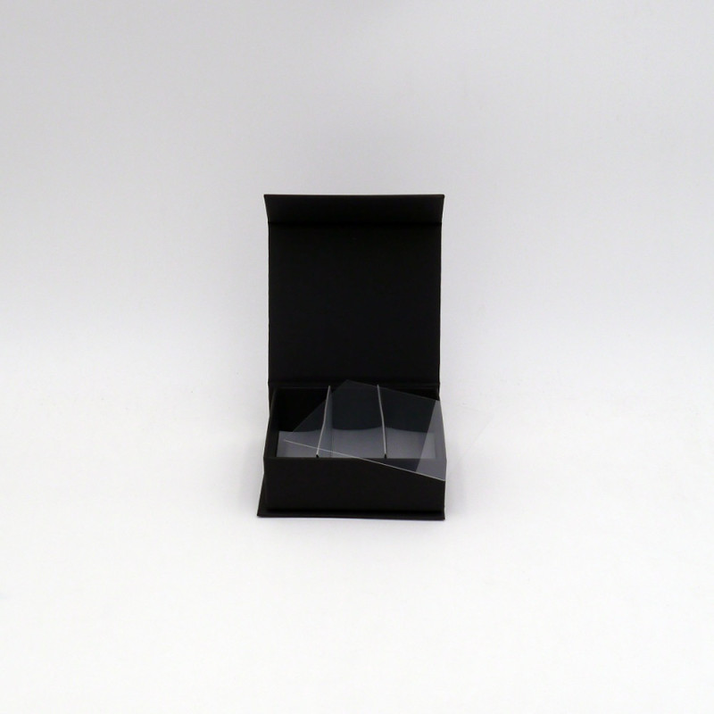 Caja magnética personalizada Sweetbox 10x9x3,5 CM | CAJA SWEET BOX | ESTAMPADO EN CALIENTE