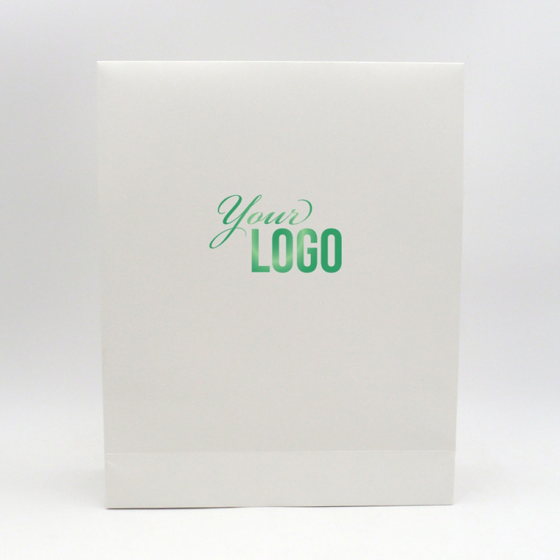 Customized Personalized paper pouch Noblesse 32x10x40 CM | POCHETTE PAPIER NOBLESSE | IMPRESSION A CHAUD