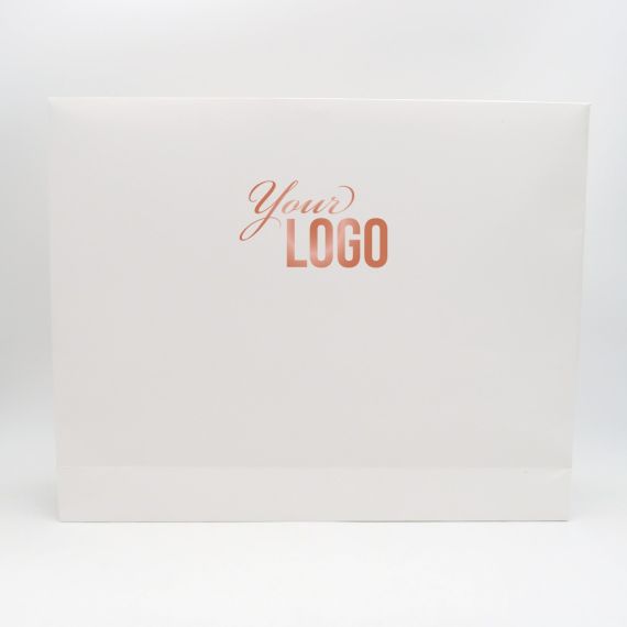 Customized Personalized paper pouch Noblesse 52x11x42 CM | PAPER POUCH NOBLESSE | HOT FOIL PRINTING