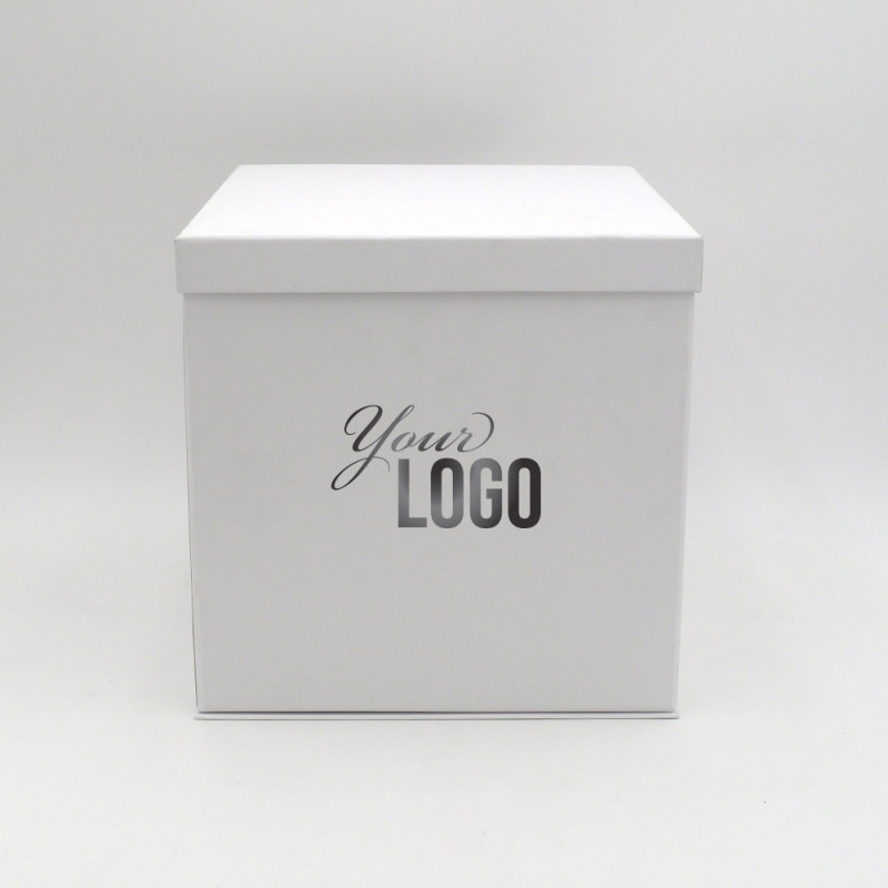 Customized Personalized foldable box Flowerbox 25x25x25 CM | FLOWERBOX |STAMPA A CALDO