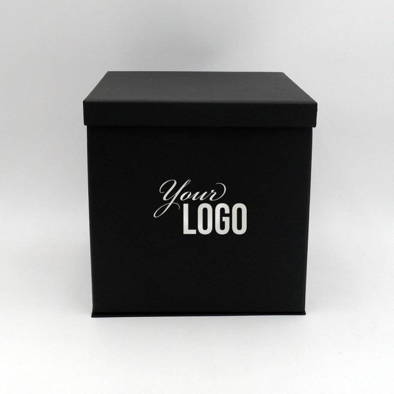 Customized Personalized foldable box Flowerbox 25x25x25 CM | FLOWERBOX |HOT FOIL STAMPING