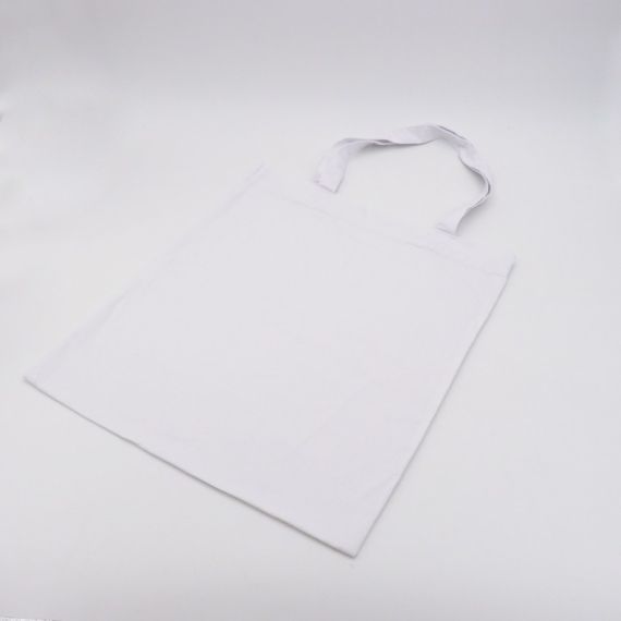 Gepersonaliseerde Gepersonaliseerde herbruikbare katoenen tas 38x42 CM | KATOENEN TOTE BAG | ZEEFBEDRUKKING AAN 1 ZIJDE IN 2 ...