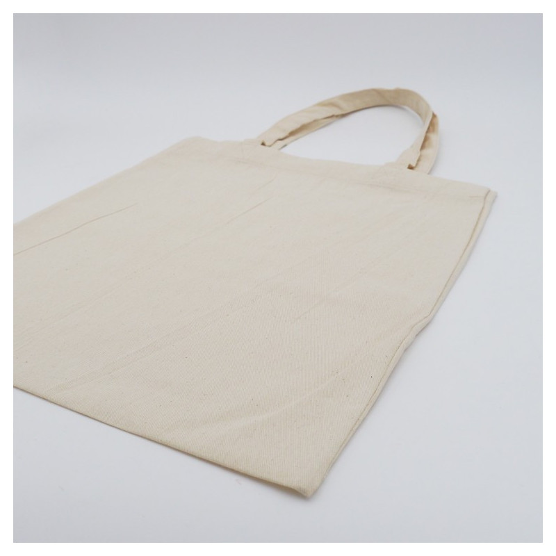 Customized Personalized reusable cotton bag 38x42 CM | TOTE COTTON BAG | SCREEN PRINTING ON ONE SIDE IN TWO COLOURS