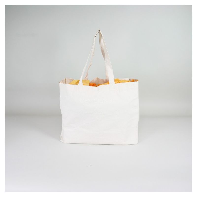 Bolsa de algodón reutilizable personalizada 48x20x40 CM | BOLSA DE ALGODÓN | IMPRESIÓN SERIGRÁFICA DE UN LADO EN UN COLOR