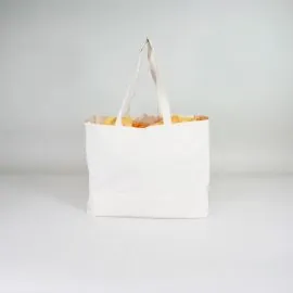 Kundenspezifische wiederverwendbare Baumwolltasche 48x20x40 CM | COTTON SHOPPING BAG | SCREEN PRINTING ON TWO SIDES IN ONE CO...