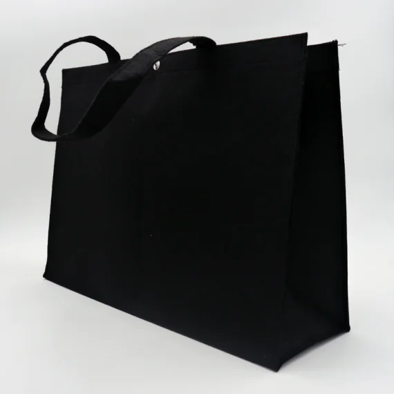 Bolsa de fieltro reutilizable personalizada 45x13x33 CM | BOLSA DE FIELTRO | IMPRESIÓN SERIGRÁFICA DE UN LADO EN DOS COLORES