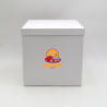Customized Personalized foldable box Flowerbox 25x25x25 CM | FLOWERBOX | SCREEN PRINTING ON ONE SIDE IN TWO COLOURS