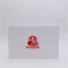 Scatola magnetica personalizzata Hingbox 35x23x2 CM | HINGBOX | STAMPA SERIGRAFICA SU UN LATO IN DUE COLORI