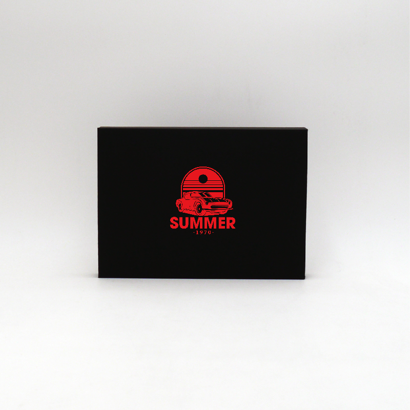 Customized Personalized Magnetic Box Hingbox 21x15x2 CM | HINGBOX | SCREEN PRINTING ON ONE SIDE IN ONE COLOUR