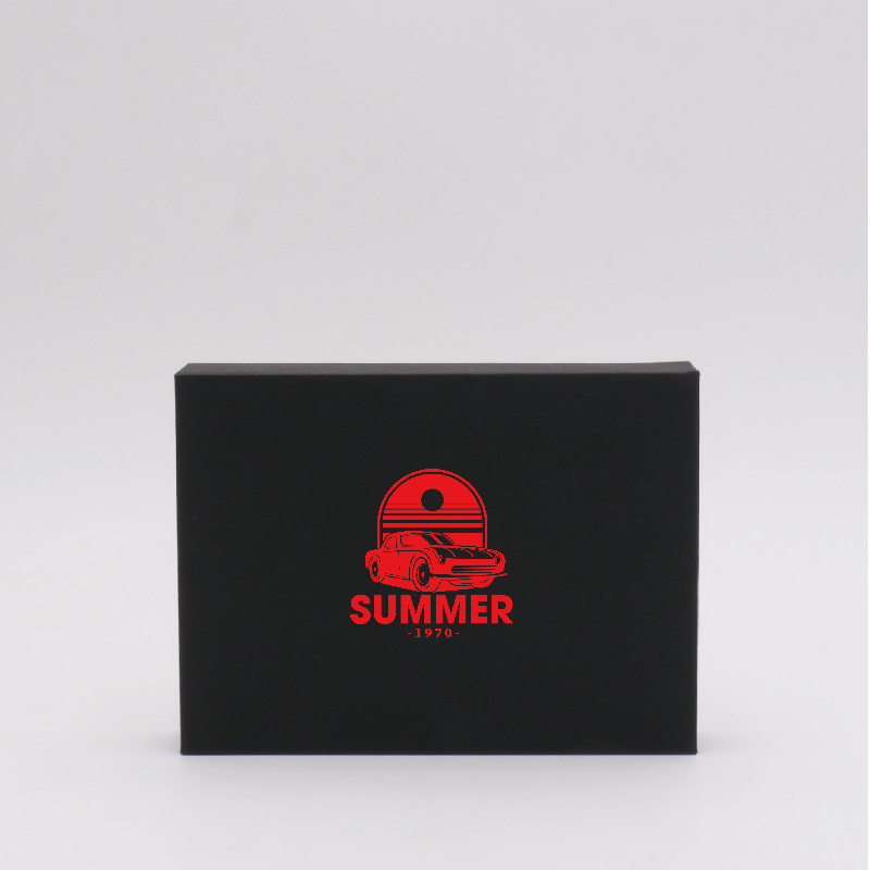 Scatola magnetica personalizzata Hingbox 15,5x11x2 CM | HINGBOX | STAMPA SERIGRAFICA SU UN LATO IN UN COLORE