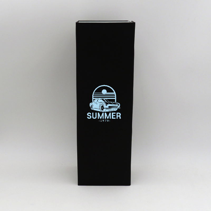 Caja magnética personalizada Bottlebox 12x40,5x12 CM | BOTTLE BOX | BOÎTE POUR 1 BOUTEILLE MAGNUM | IMPRESSION EN SÉRIGRAPHIE...
