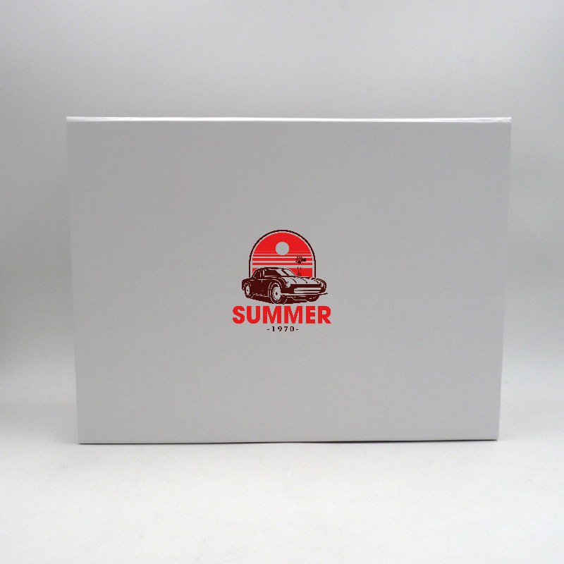 Scatola magnetica personalizzata Wonderbox 40x30x15 CM | WONDERBOX | CARTA STANDARD | STAMPA SERIGRAFICA SU UN LATO IN DUE CO...