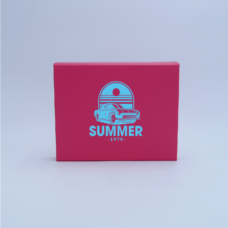 Customized Personalized Magnetic Box Wonderbox 22x16x3 CM | WONDERBOX (EVO) | SCREEN PRINTING ON ONE SIDE IN ONE COLOUR