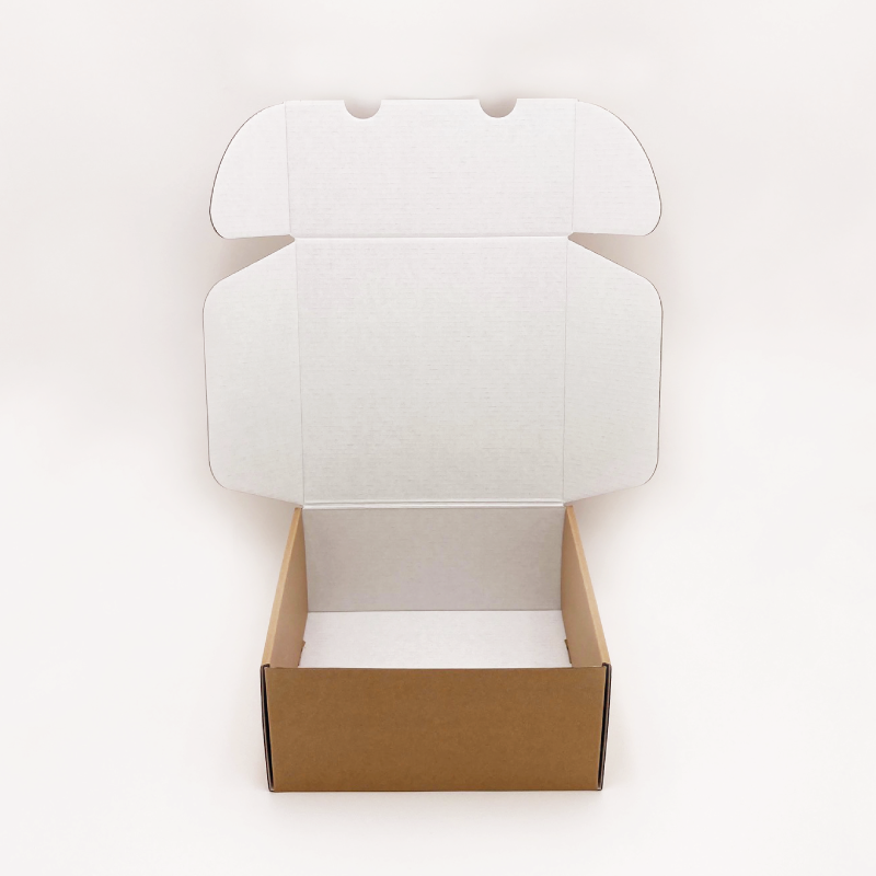Postpack Kraft personnalisable 25x23x11 CM | POSTPACK | SCREEN PRINTING ON ONE SIDE IN ONE COLOUR