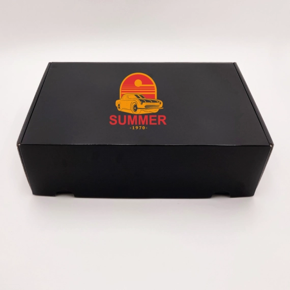 Gepersonaliseerde Postpack geplastificeerde verzenddoos 34x24x10,5 CM | POSTPACK GEPLASTIFICEERDE | ZEEFBEDRUKKING OP 1 ZIJDE...