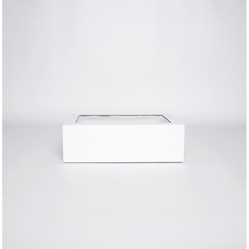 Personalisierte Clearbox Magnetbox 33x22x10 CM | CLEARBOX | SIEBDRUCK AUF EINER SEITE IN EINER FARBE