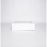 Personalisierte Clearbox Magnetbox 33x22x10 CM | CLEARBOX | SIEBDRUCK AUF EINER SEITE IN ZWEI FARBEN