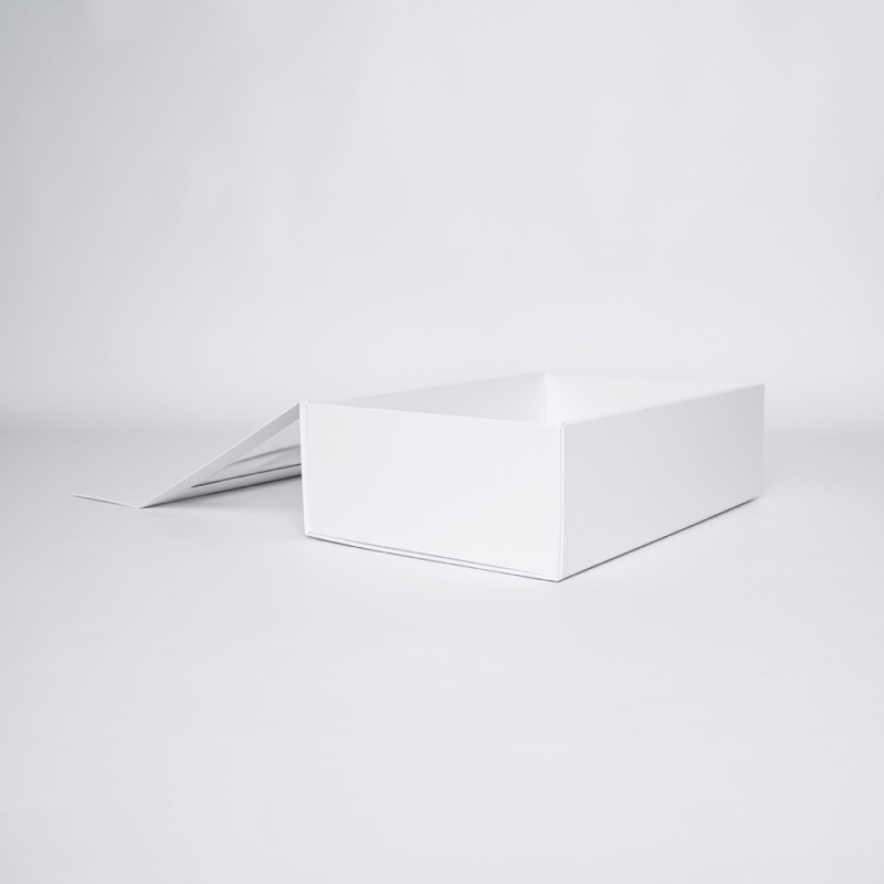 Scatola magnetica personalizzata Clearbox 33x22x10 CM | CLEARBOX | STAMPA SERIGRAFICA SU UN LATO IN DUE COLORI