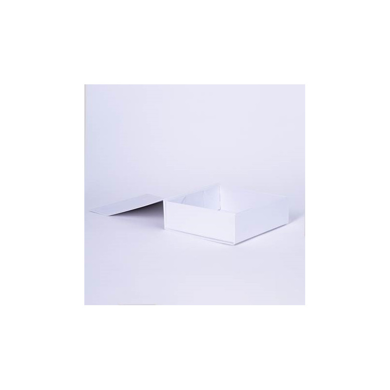 Scatola magnetica personalizzata Wonderbox 15x15x5 CM | WONDERBOX | CARTA STANDARD | STAMPA SERIGRAFICA SU UN LATO IN DUE COLORI