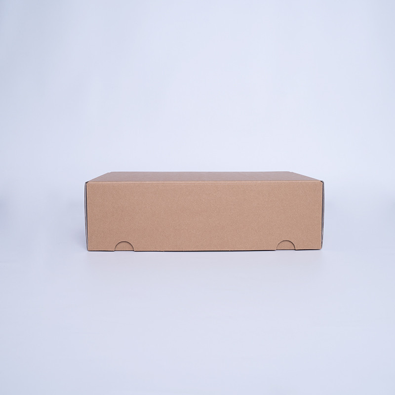 Customized Laminated Postpack 34x24x10,5 CM | LAMINATED POSTPACK | SCREEN PRINTING ON ONE SIDE IN ONE COLOUR