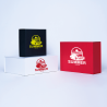 Scatola magnetica personalizzata Wonderbox 22x22x10 CM | WONDERBOX | CARTA STANDARD | STAMPA SERIGRAFICA SU UN LATO IN UN COLORE